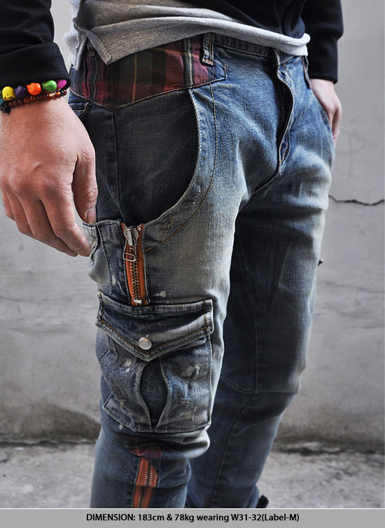 overly baggy jeans